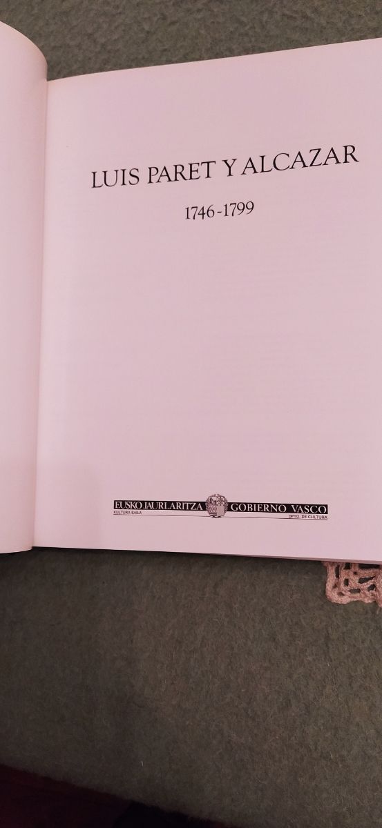Libro Luis Paret y Alcazar