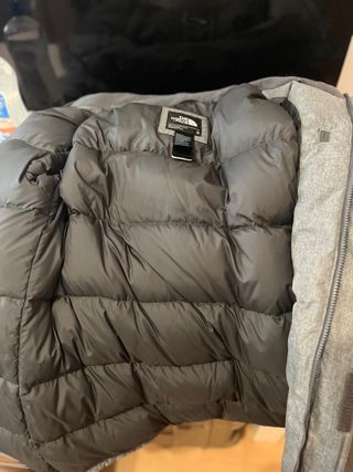 Abrigo gris North face