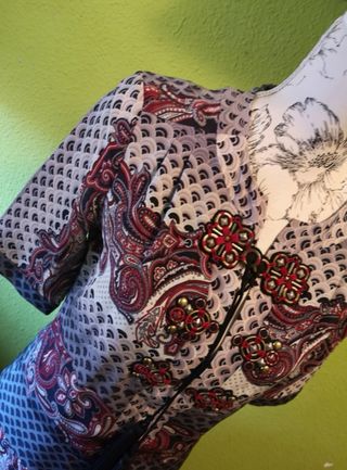 Vestido de seda gucci