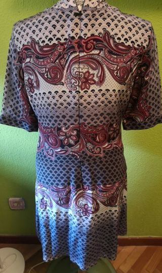 Vestido de seda gucci