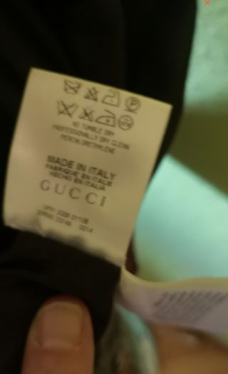 Vestido de seda gucci