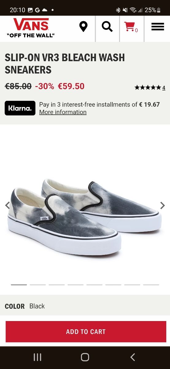 Vans classic slip on