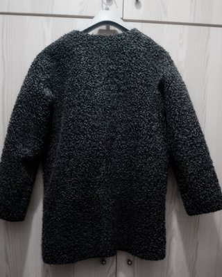 Chaquetón reversible negro y gris