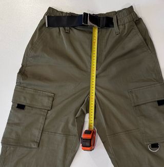Jogger Nuevo Bershka, Pantalón Cargo verde mili