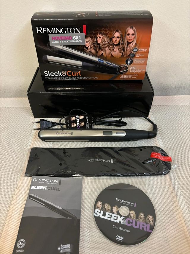 Plancha Remington Slee k& curl