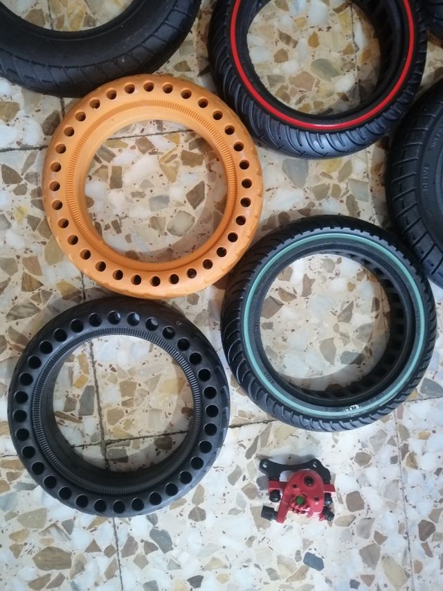 2x Ruedas patinete Xiaomi 8,5 línea azú l