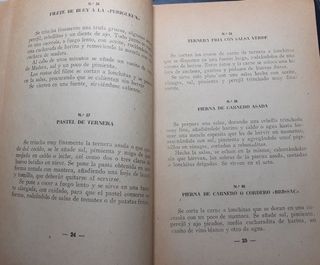 6 recetarios cocina antiguos (años 60/70)