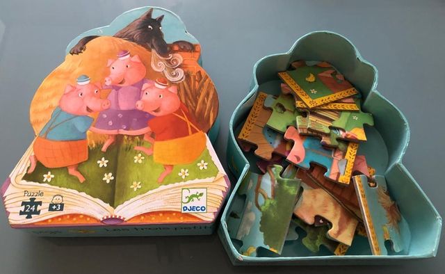 Puzzle los 3 Cerditos Djeco