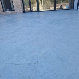 Hormigon impreso y pulido