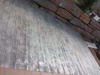 Hormigon impreso y pulido