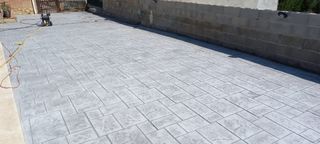 Hormigon impreso y pulido