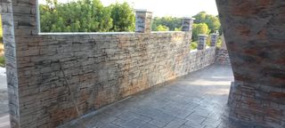 Hormigon impreso y pulido