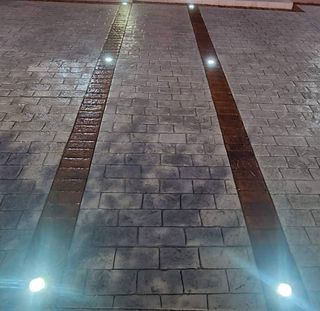 Hormigon impreso y pulido