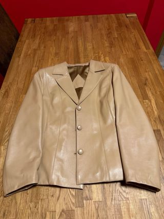 Chaqueta de piel original de mujer talla S-M