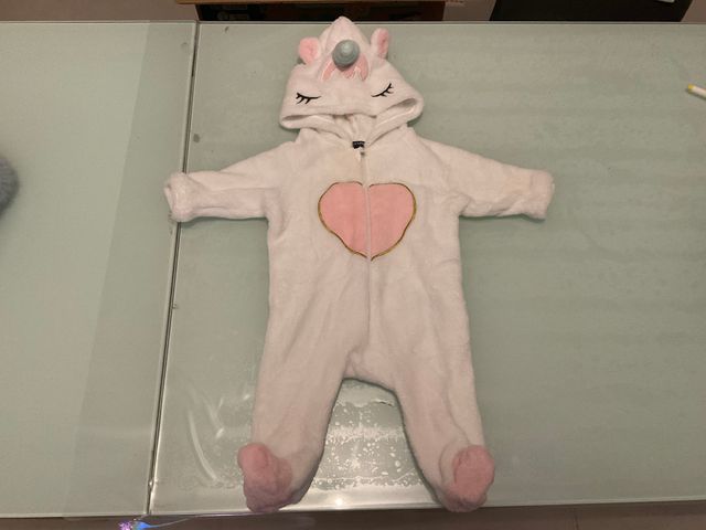 Pigiama unicorno 3 mesi (56-62 cm)