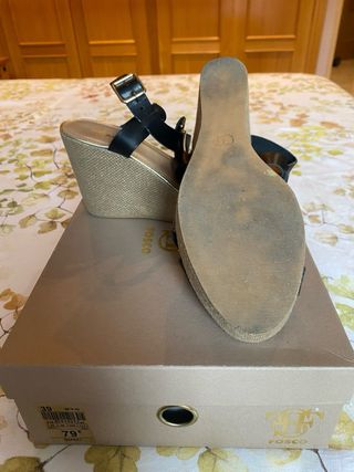 sandalias cuña