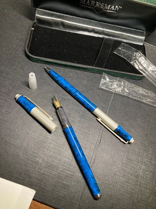 Coppia penne Marksman anni 70-80