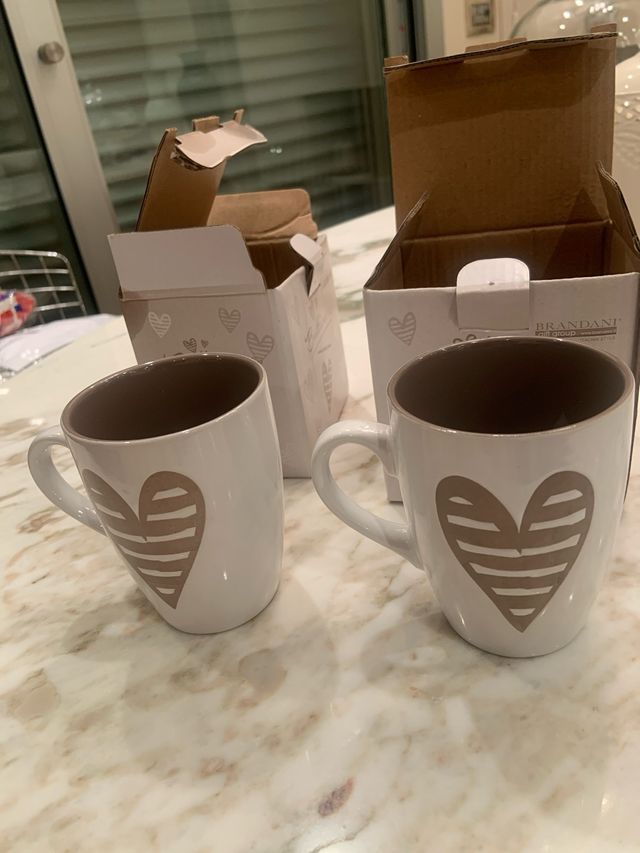 coppia tazze latte/ te