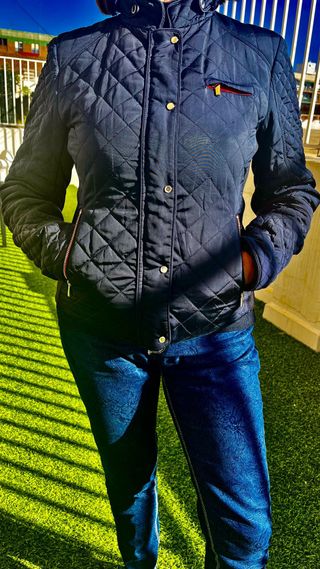 Chaqueta marino M Zara