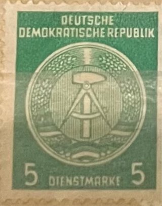 sello deutsche demokratische republik