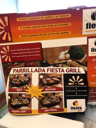 Plancha/parrilla de cocina Fiesta grill.A ESTRENAR