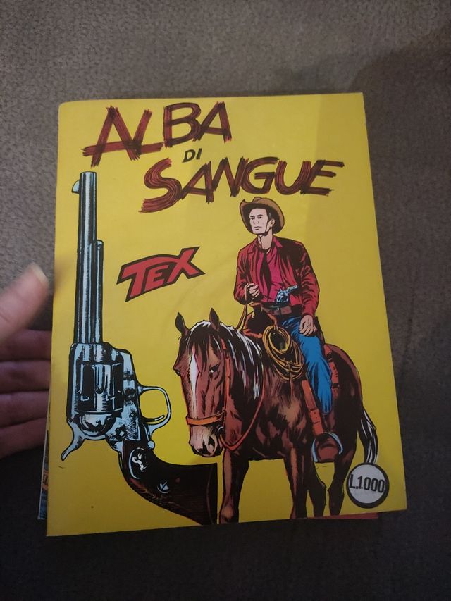 Fumetti Tex n. 21 Alba di sangue + ristampa n. 10
