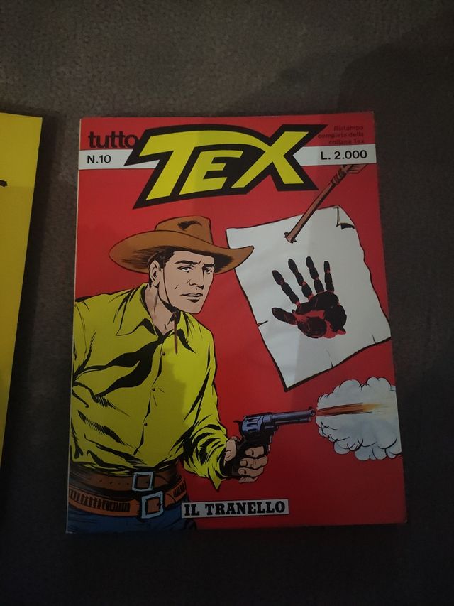 Fumetti Tex n. 21 Alba di sangue + ristampa n. 10