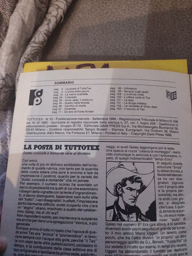 Fumetti Tex n. 21 Alba di sangue + ristampa n. 10