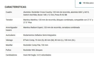 Rockrider XC 100 doble suspensión