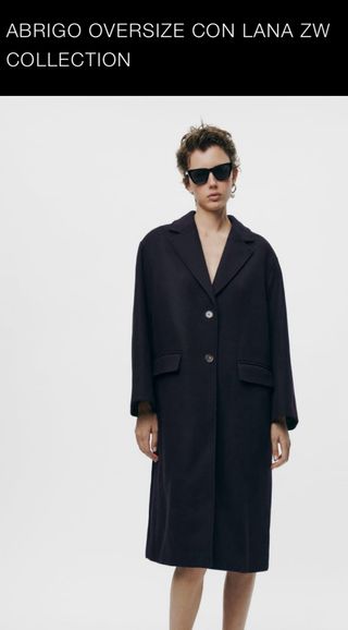 Abrigo de Zara a ESTRENAR talla ML