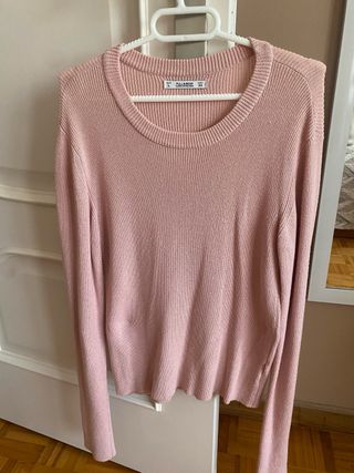 Jersey rosa palo de Pull & Bear