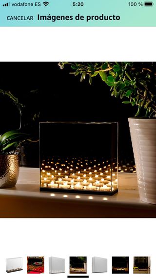 Espejo para velas infinitas