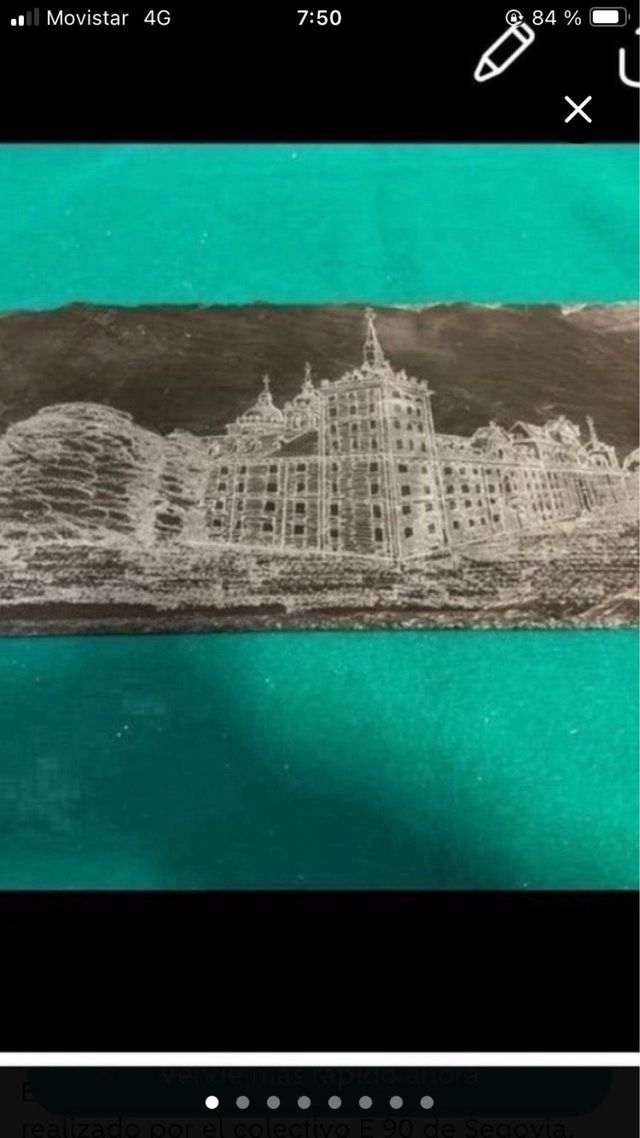 GRABADO EN PIZARRA PALACIO DEL ESCORIAL