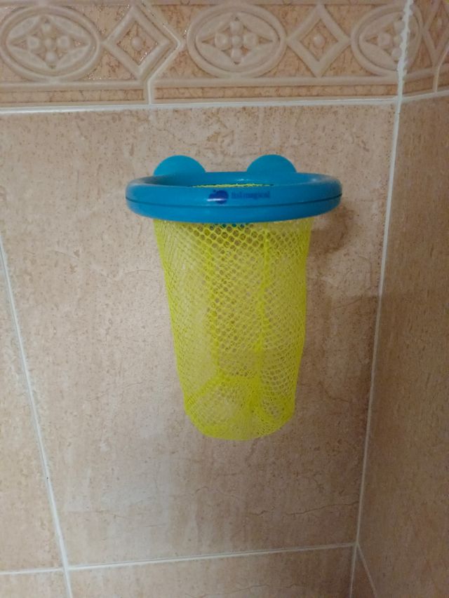 Cesta baño juguetes
