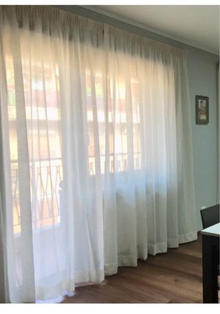 Tenda salotto in lino