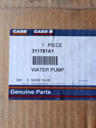 Bomba agua tractores case