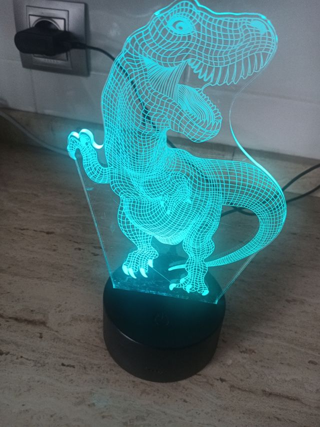 Lampara dinosaurio 