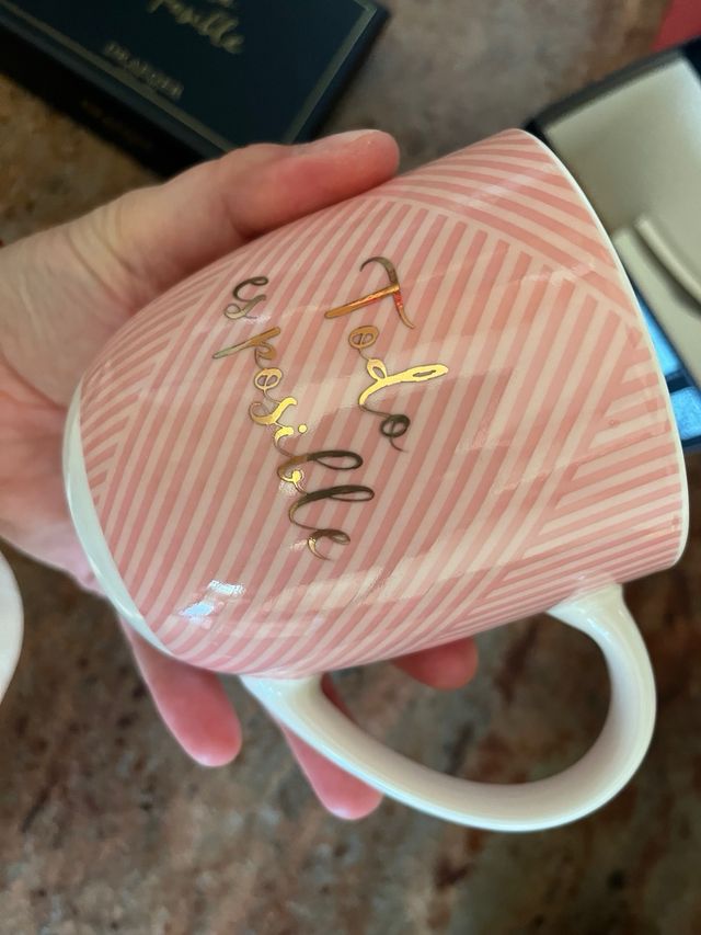 Taza “Todo es posible”  NUEVA con caja