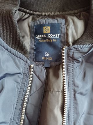 Bomber hombre green coast