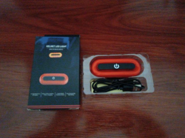 Luz para casco de moto