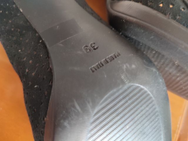 Scarpe tessuto camoscio