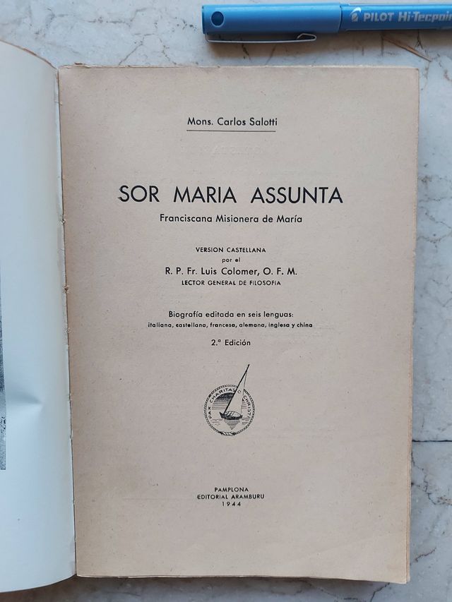 Sor María Assunta. Luis Colomer