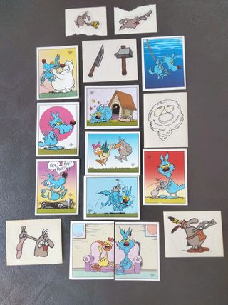 14 figurine Panini di Lupo Alberto, 1994