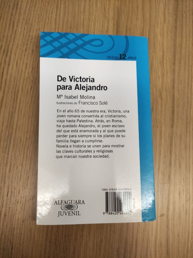 De Victoria para Alejandro. M. Isabel Molina