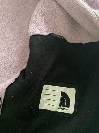 the north face felpa giacca  in pile