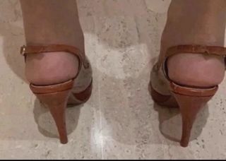 zapato tacon just cavalli talla 37 impecable