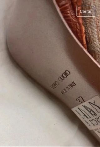 zapato tacon just cavalli talla 37 impecable