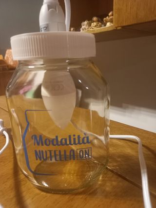Lampada barattolo Nutella