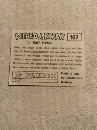 23 figurine Panini di Alfred J. Kwak