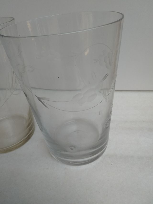 Dos vasos de Recuerdo de Los Alcázares.